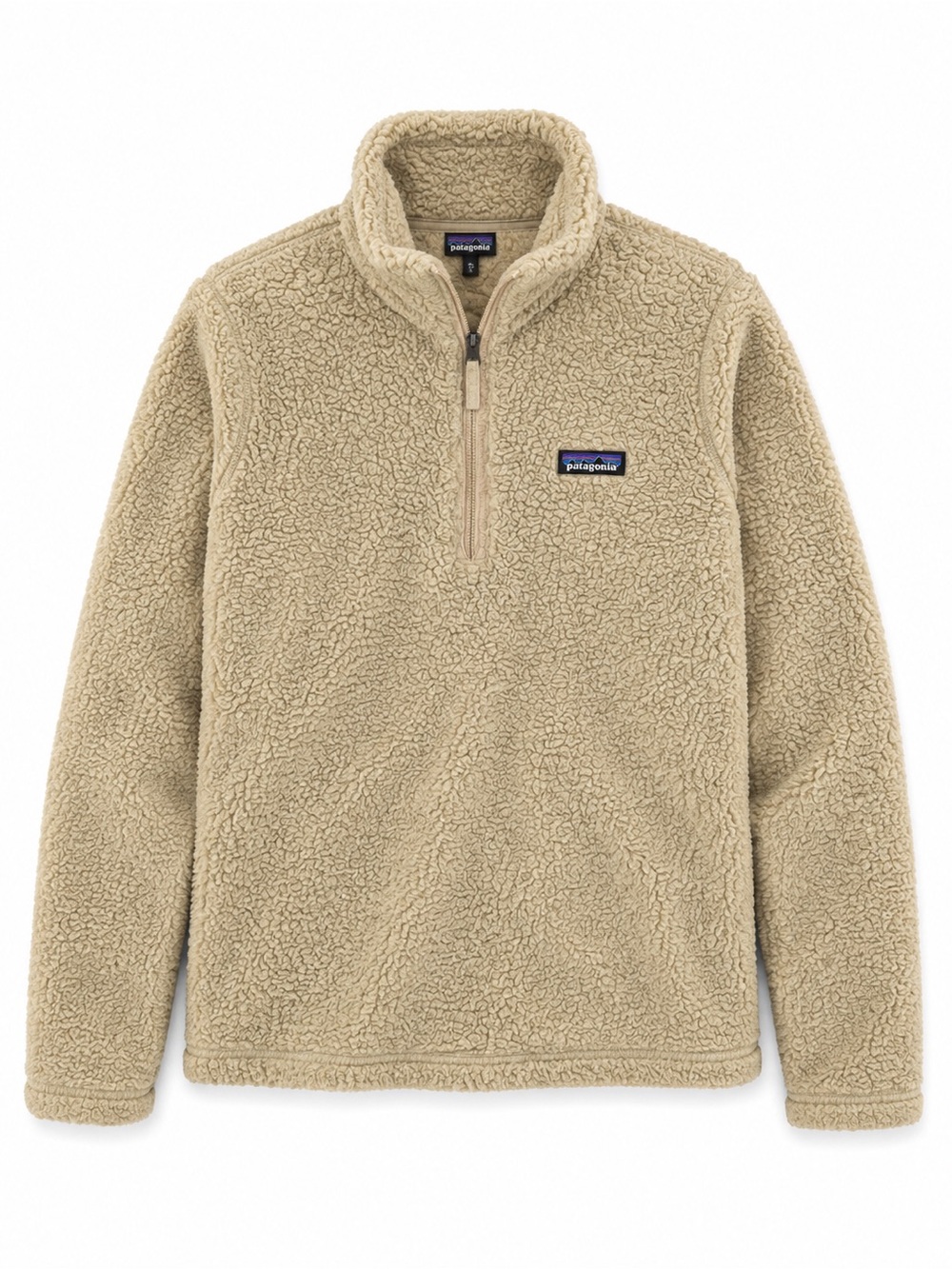 Patagonia Los Gatos 1/4 Zip Fleece Pullover Sweater Womens M El Cap Khaki
